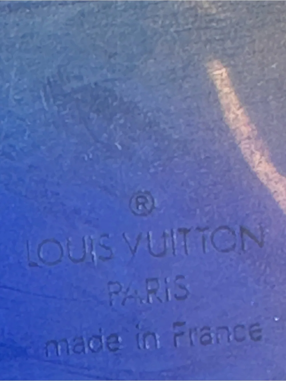 Louis Vuitton Blue Epi Leather Card ID Holder